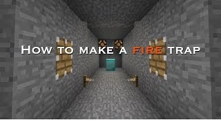 Minecraft-Tutorial: How To Make A Fire Trap